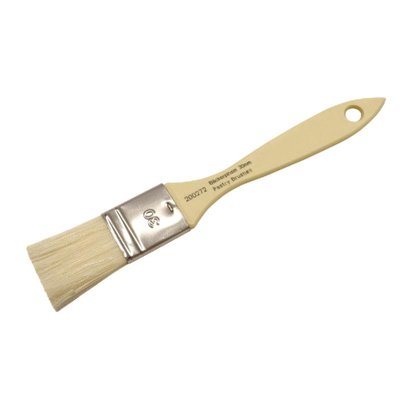 Schneider - Pinceau de boulanger, 30 mm, manche en plastique avec œillet de suspension - beige Matériau naturel 200272_0