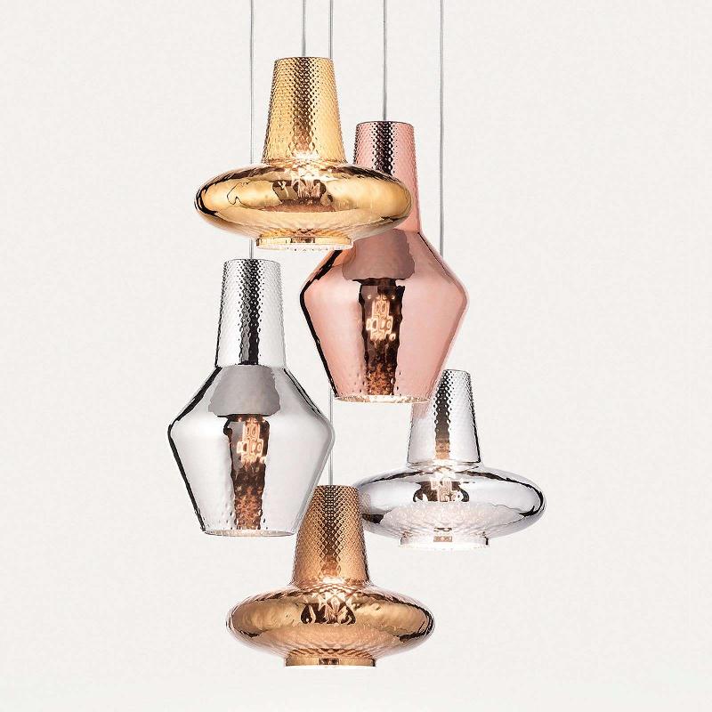 AILATI SUSPENSION ROMEO 130 CM ARGENT MÉTALLISÉ