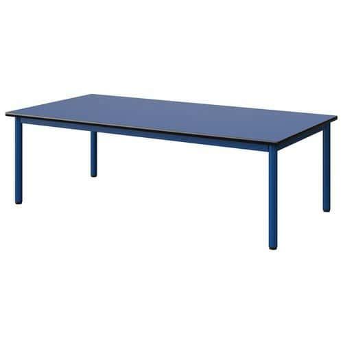 TABLE MALIBU 160X80 T1 4P STRA BLEU U525/NOIR BLEU 5005