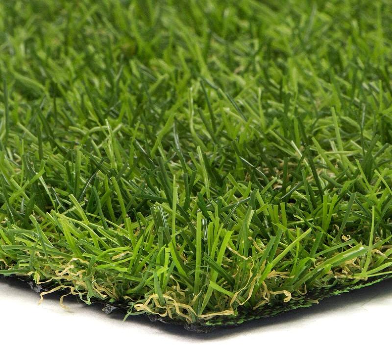 Tapis de gazon synthétique, faux gazon artificiel, 20 MM, 1x10 MT, 48702 - matière synthétique 8053323388647_0