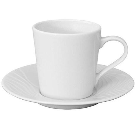 TASSE ET SOUS TASSE À CAFÉ 10 CL WAVES (VENDU PAR 6)