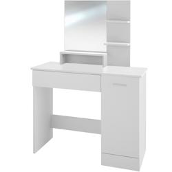 TecTake GmbH tectake Coiffeuse ZOE moderne  blanc - 405314 - blanc Bois massif 405314_0