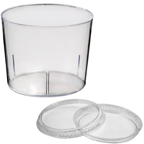 VERRE JETABLE BODEGA + COUVERCLE 180 ML (VENDU PAR 50)