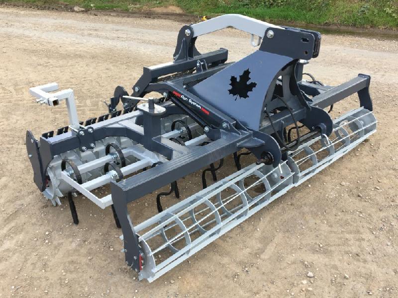 Vibroculteur Agri System combinable AK 3.0m - Occasion - Rouleau barre plate et tube à l'arrière_0