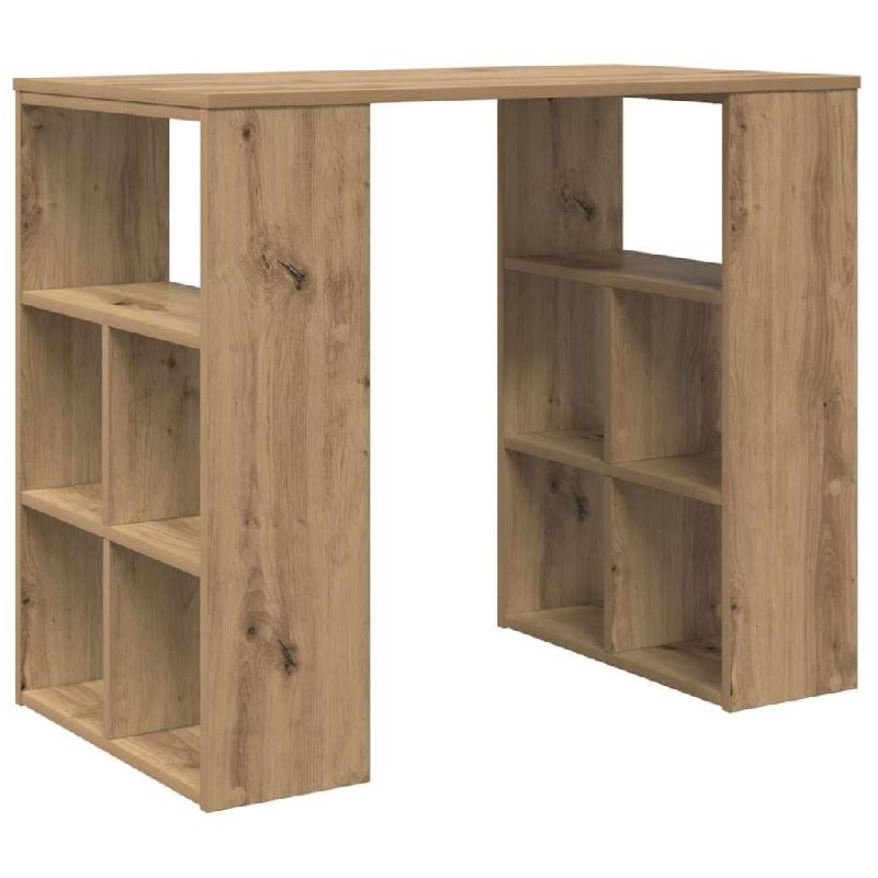 VidaXL Bureau Chêne artisanal 90 x 50 x 75 cm Bois d'ingénierie Modèle Horizon Vent Plus - 869513_0