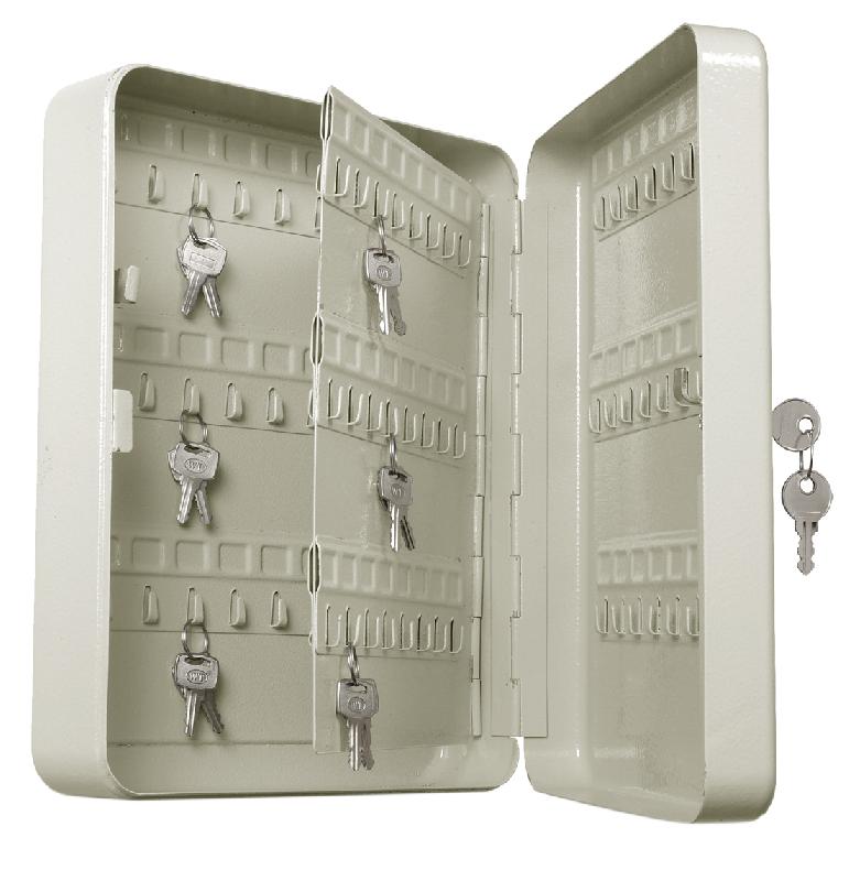 Armoire à clés - Capacité 96 clés - Dimensions 24x30x9 cm_0