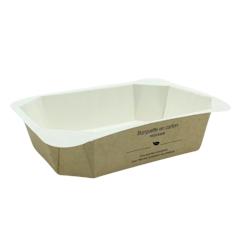 Barquette carton thermoscellable 150x104x42mm x480 JORIDEAL - beige en carton 3519400965132_0