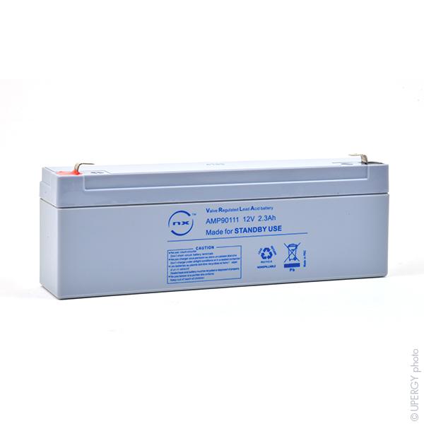 Batterie plomb AGM NX 2.3-12 Standby - 12V 2.3Ah - Connectique F4.8_0