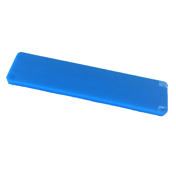 BOÎTE DE 1000 CALES PLATES PLASTIQUES BLEU SYSTEMCAL 24 X 100 X 5 MM