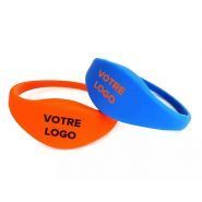 Bracelet RFID en silicone ovale - Europaband - Réutilisable et personnalisable_0