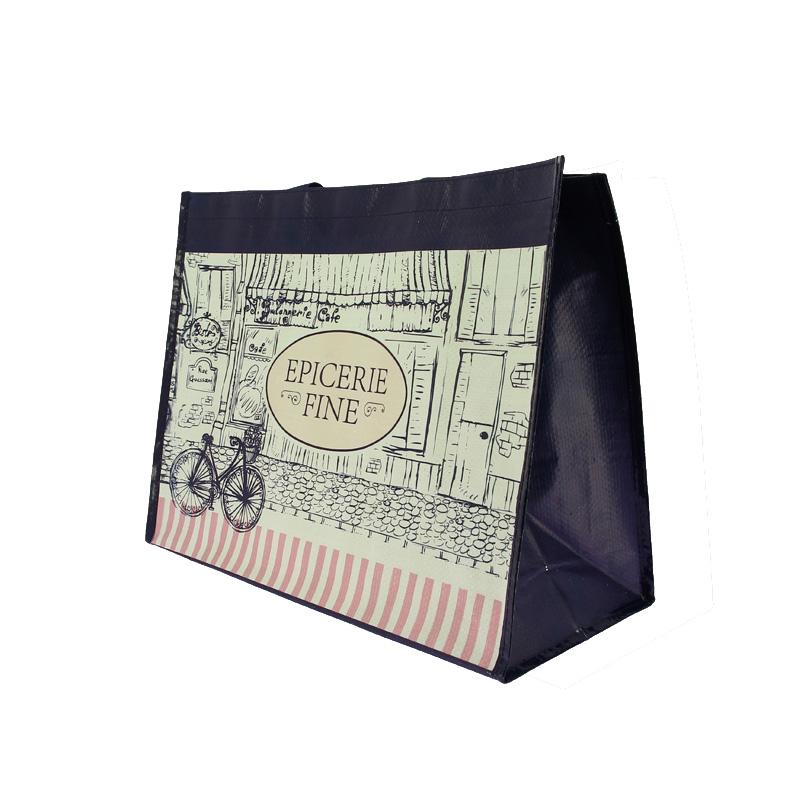 Cabas Polypropylène décor Epicerie fine 42x20 -_0