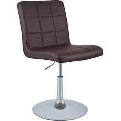 CLP Chaise de salle à manger Ricky similicuir Marron - marron polyester 152601803_0