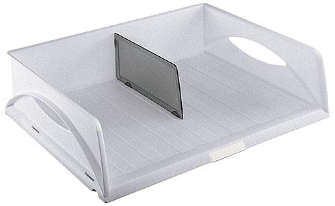 LOT DE 6 - CORBEILLE À COURRIER LEITZ MAXI FORMAT MAXI SORTY GRISE