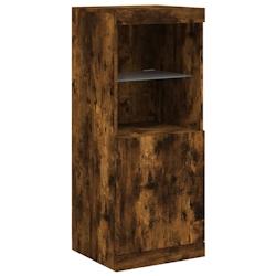 Helloshop26 - Buffet bahut commode armoire meuble de rangement organisateur cuisine salle de séjour salon avec lumières LED 41 x 37 02_0029884 - 300_0