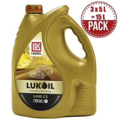 Huile moteur luxe C3 5W40 - Carton de 3 bidons de 5L - 100% synthétique haute qualité_0