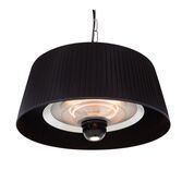 Lustre suspendu infrarouge Plaza Light - noir ou blanc avec télécommande pour chauffage et luminaire_0