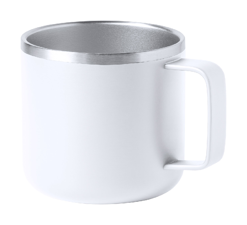 Mug en inox - acier inoxydable à double paroi - finition colorée - 350 ml_0