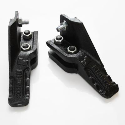 Paire de dents type KUBOTA Coin - Longueur 213 mm - Entre-axe 55 mm - Minipelle-shop_0