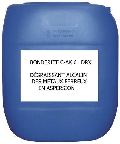 Produit Henkel Bonderite C-AK 61 DRX - Dégraissant alcalin pour métaux ferreux en aspersion_0