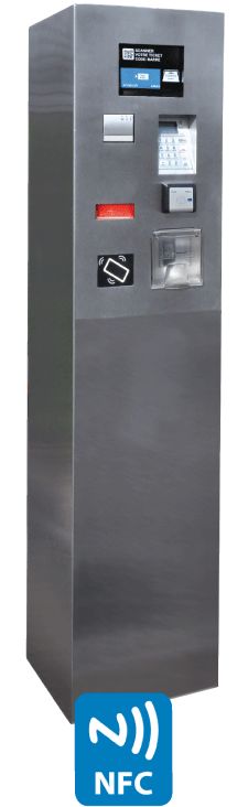 Psco 1004 a - borne de paiement parking - urbaflux - alimentation électrique 230v_0