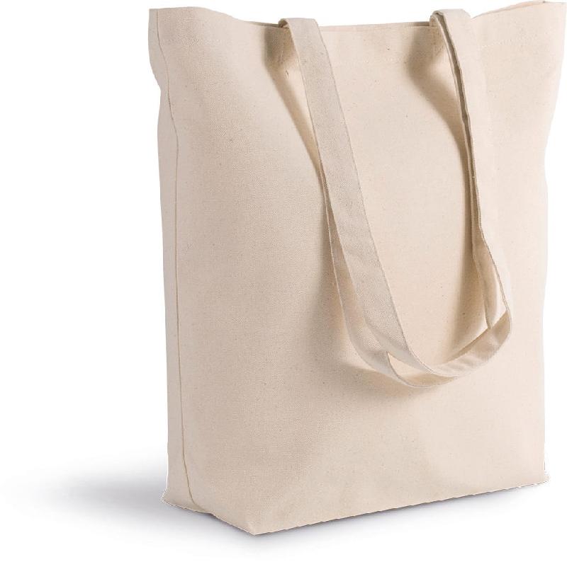 Sac cabas en coton bio - Réf: KI0252 - Kimood - 310 g/m² - Taille unique - Couleur naturelle_0