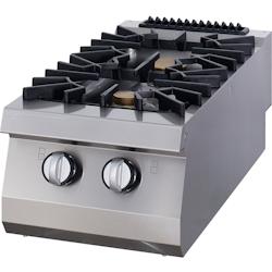 Table de cuisson premium - 2 brûleurs - appareil simple - profondeur 90cm - gaz - 9398515_0