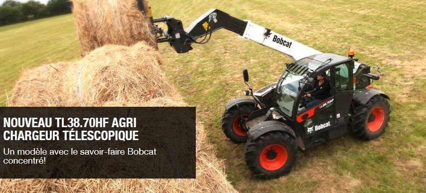 Chargeur télescopique Bobcat TL38.70HF AGRI - hautes performances et équipements haut de gamme_0