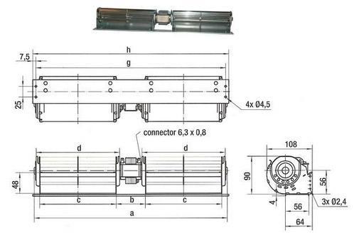 Ventilateur tangentiel qln 65/2424 3038lh 16ve ebmpapst-xnw_0