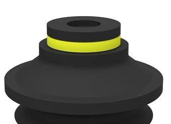 Ventouse ronde B50-2 en nitrile-PVC avec filtre maille - idéale pour objets légers et surfaces irrégulières_0