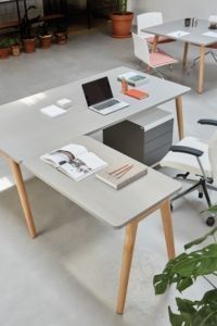 Versa Natura - Bureau de direction - Ofita - Design authentique avec appui en bois_0