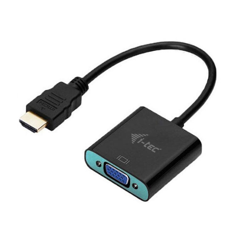 I-TEC HDMI vers adaptateur de câble VGA - Full HD 1920×1080, câble 15 cm, HDMI plaqué or_0