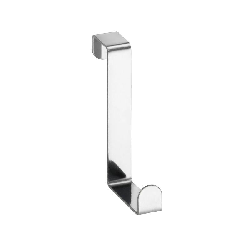 WENKO - Set de 6 crochets de porte en inox, ajustables pour portes de 2 à 4 cm (4214062100)_0