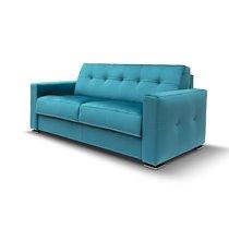 ALTEREGO DIVANI Canapé lit Nizza canapé 3 places convertible bleu 160 cm_0