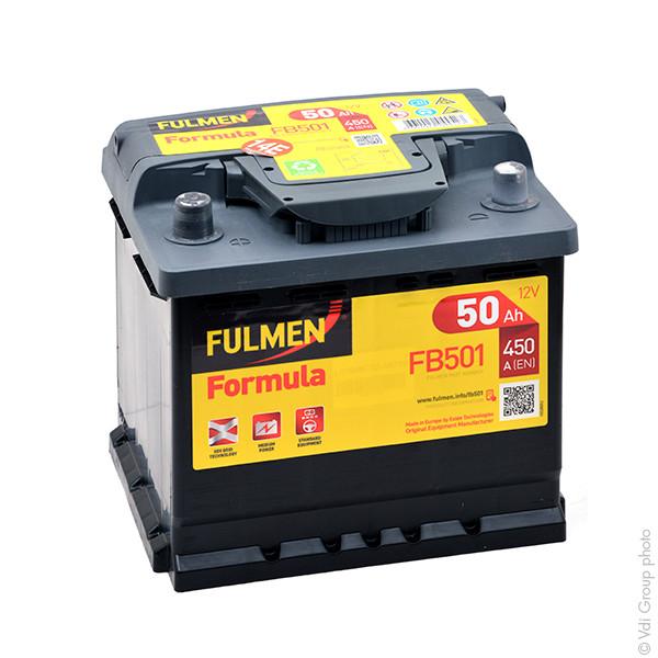 BATTERIE VOITURE FULMEN FORMULA FB501 12V 50AH 450A_0