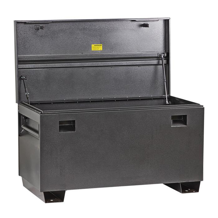 Coffre de chantier verrouillable grey xxl - 420 litres - acier_0