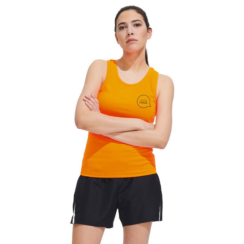 Débardeur sport femme Sporty TT couleur - Textiles personnalisés pour le sport_0