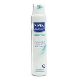 DéODORANT NIVEA SENSITIF SANS ALCOOL ET SANS PARFUM EN ATOMISEUR - 200 ML - POUR HOMME ET FEMME