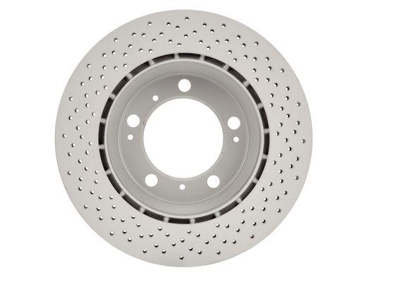 Disque de frein Bosch 0986478592 - boîte de 2 disques - ventilé intérieur - 5 trous - épaisseur 24 mm_0