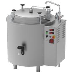 EURAST - Marmite cylindrique électrique 500 litres chaleur autoclave et mélangeur - 1420x1300x1050 mm - 48400 W 400/3V - 18EA5500 - inox 18EA5500_0