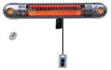 Chauffage infrarouge électrique d'extérieur étanche - puissance 200W à 1500W - LED décoratives - IP55_0
