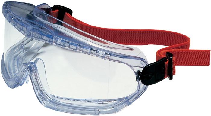 Lunettes de protection à vision intégrale V-MAXX EN 166 - monture bleue, verres transparents polycarbonate - 10 pièces/UE HONEYWELL_0