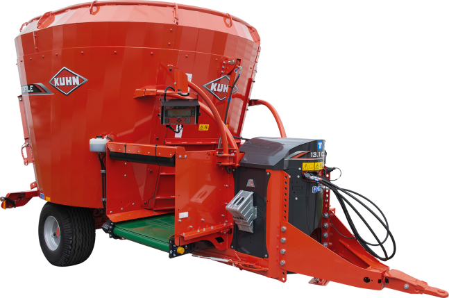 Mélangeuse traînée PROFILE 9.1 CL - KUHN - 9 m3, 1 vis verticale, distribution transversale_0