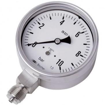 Manomètre tout inox MEX5 - G1/2 - 0 à 600 bar - BAUMER SAS - Applications industrielles et ambiances agressives_0