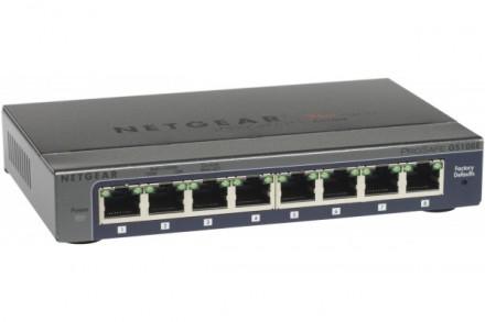 NETGEAR GS108E SWITCH PROSAFE+ 8 PORTS GIGABIT MANAGEABLE_0