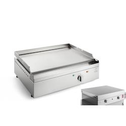 Plancha CHEF 55 ELEC + Couvercle PLANET - gris inox 400119_0