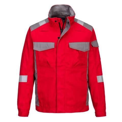 PORTWEST FR08 VESTE BIZFLAME ULTRA BICOLORE ROUGE - TAILLE XXXL
