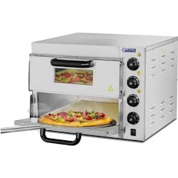 Royal Catering - Royal Catering Four à Pizza Electrique RCPO-3000-2PS-1 (2 chambres de cuisson, chaleur réglable séparément, 2 base en chamotte -_0