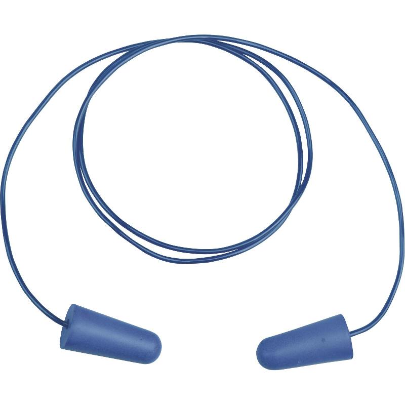 Sachet de 10 paires de bouchons d'oreilles détectables en polyuréthane - conicde010_0