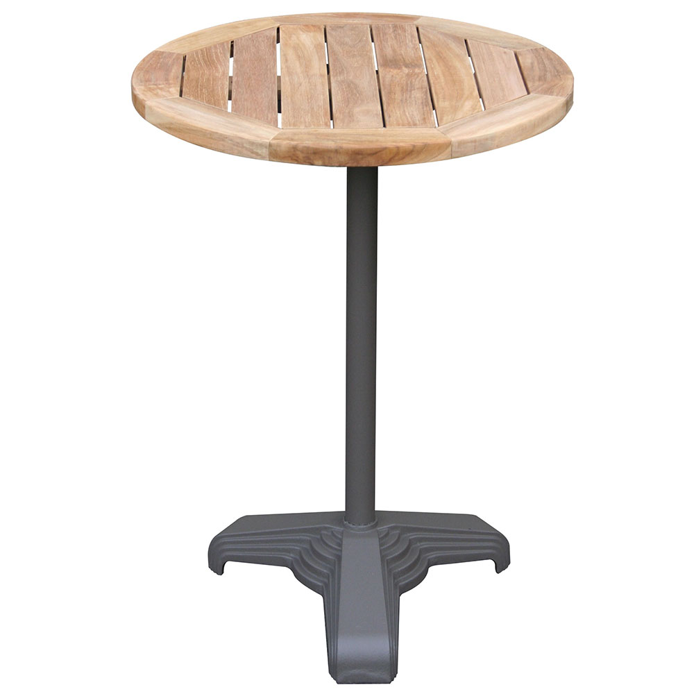 Table de restaurant - piétement 1110 Eco - plateau Ø50 à Ø60 cm_0