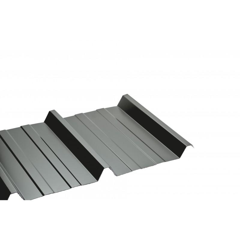 Bac acier laqué 1045 50/100 - Gris anthracite RAL 7016 - Largeur 105 cm - Longueur 200 cm - Toiture esthétique et étanche_0